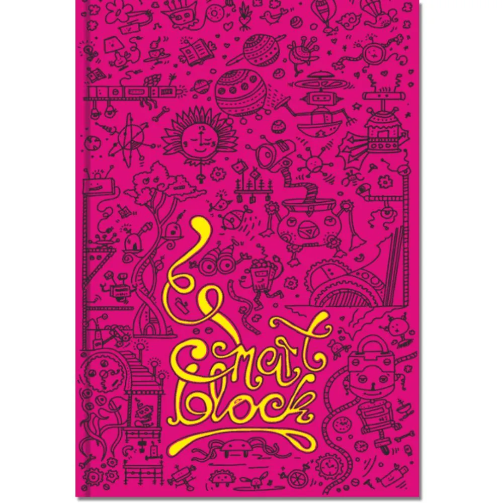 SMART NOTEBOOK STD DESIGN J HARD BOUND RULED 160 PAGES